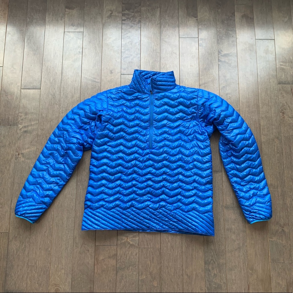 Patagonia goose down 3/4 zip jacket size M